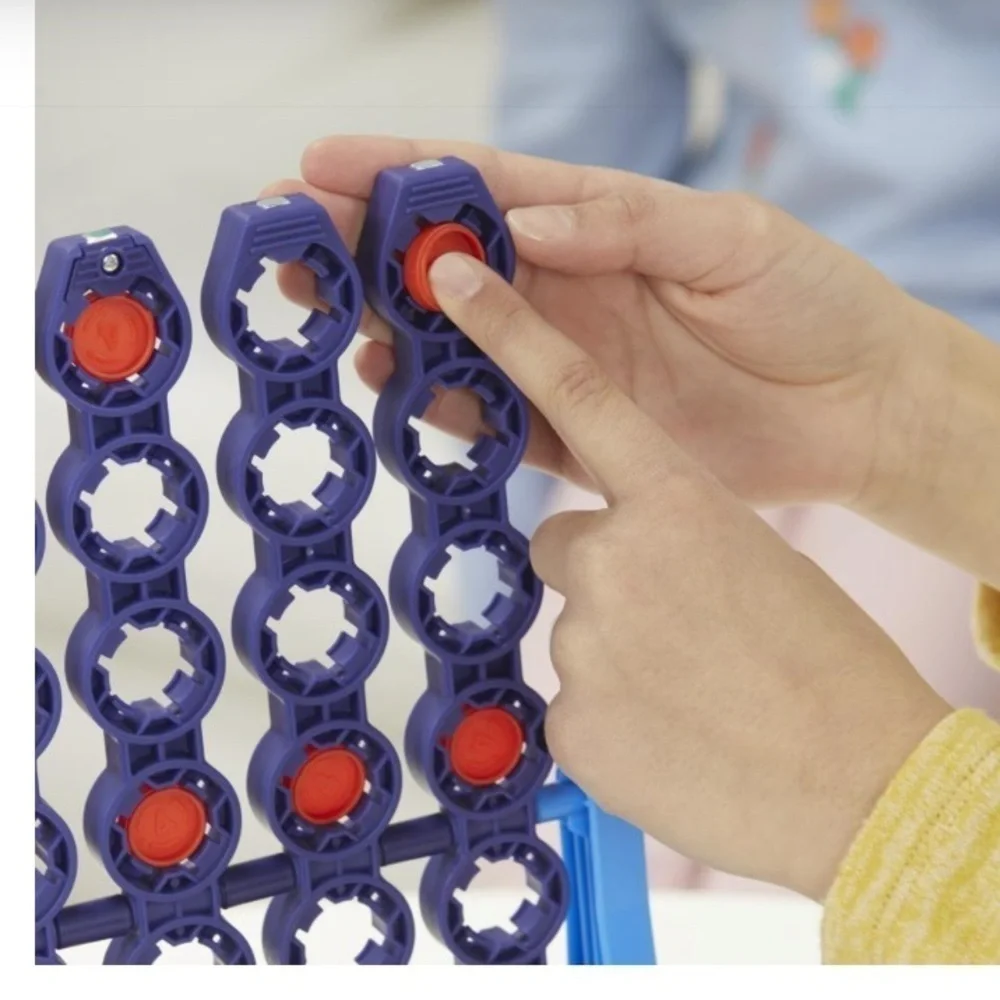 Hasbro Connect 4 Spin Game, Features Spinning Connect 4 Grid, Game for 2 Player